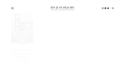 Desktop Screenshot of itsjustpeachy.com